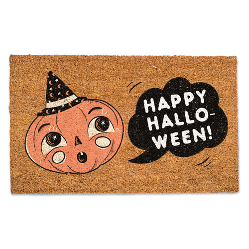 The Holiday Aisle® Hazeghi Halloween Outdoor Doormat Wayfair